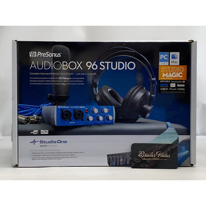 Kit De Estúdio Presonus Audiobox 96 Para Gravação Azul 5v
