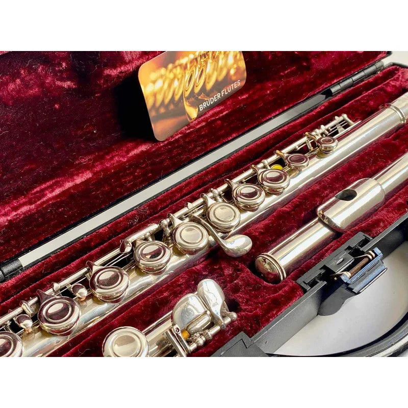 Flauta Transversal Buffet Crampon Akc 228 - England  #6 Prata