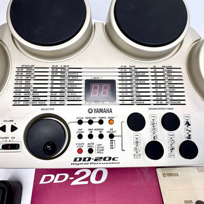 Bateria Eletronica Yamaha Dd-20c - Made In Japan Prata