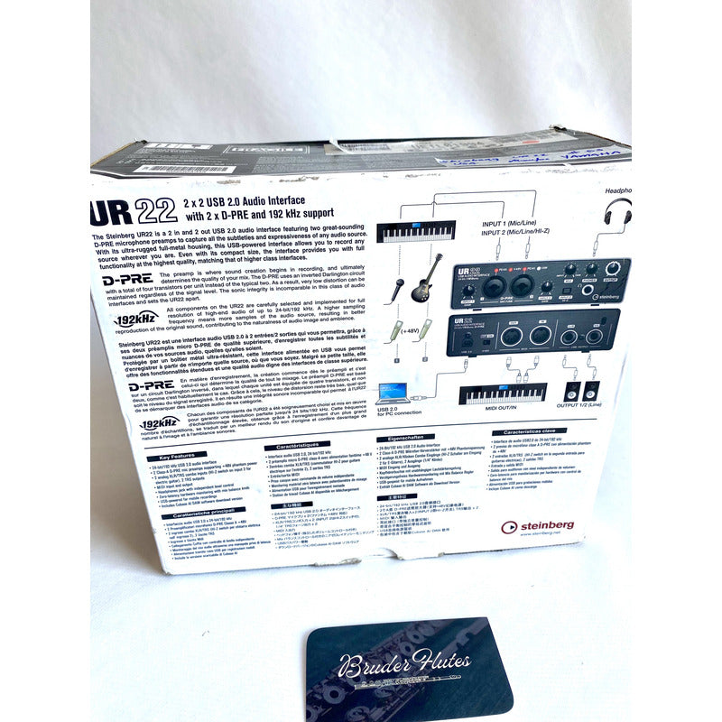 Interface Steinberg UR22  / Manufactured by Yamaha  # A063