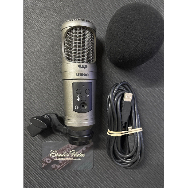 Microfone Cad Audio U1000 - Made In Usa - Mostruário - Top Chumbo
