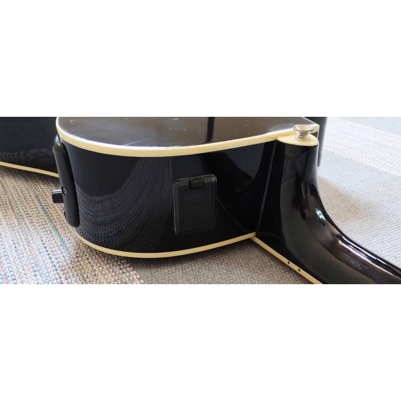 Violão Yamaha Apx 500 Bl / Eletroacústico + Hard Case  Black Destro