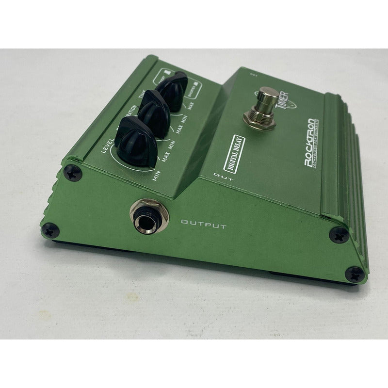 Pedal Rocktron Para Guitarra Delay Short Timer / Made In Usa Verde-claro