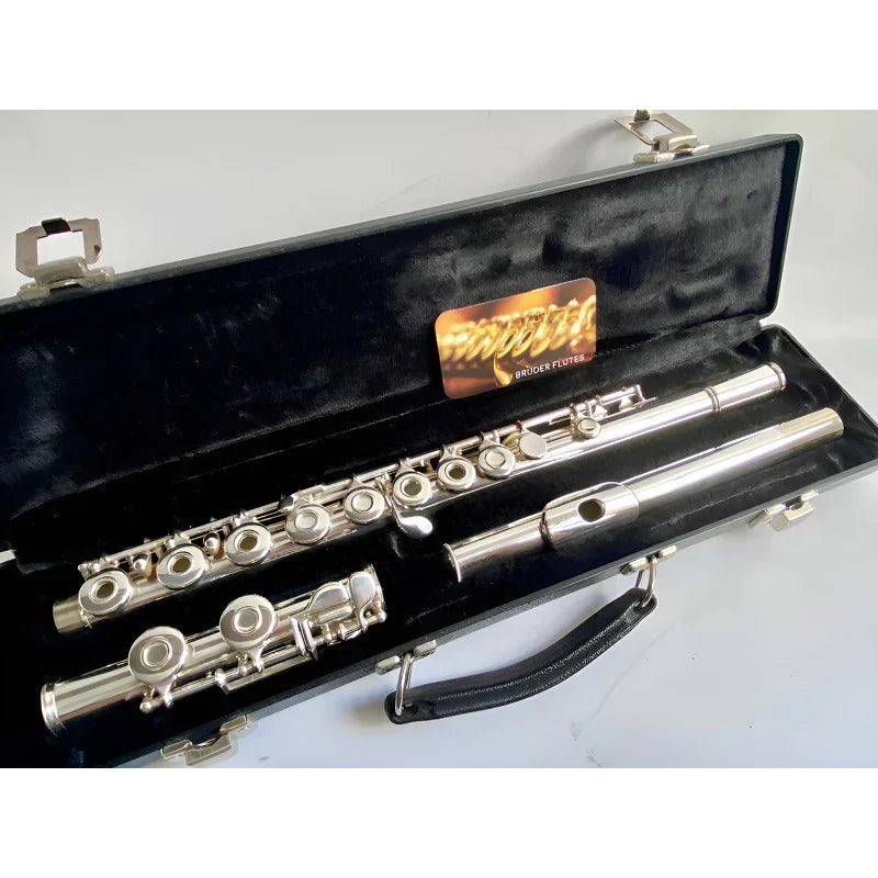 Flauta Transversal Olds Na75f P. Lábio +riser Prata Usa  #11 Prata