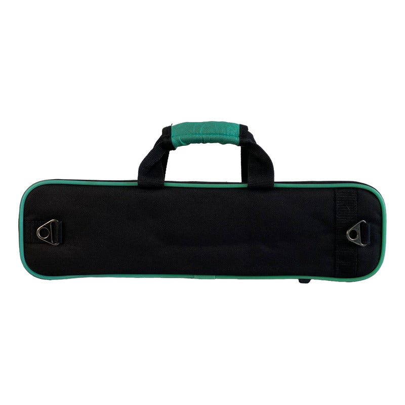 Case Flauta Transversal Kaces Verde Preto - Made In Usa #16
