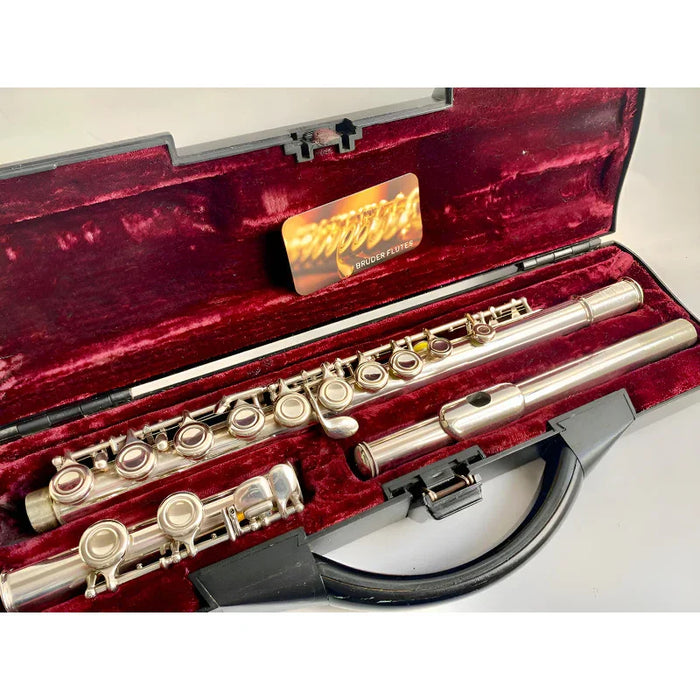 Flauta Transversal Buffet Crampon Akc 228 - England  #6 Prata
