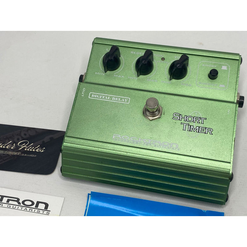 Pedal Rocktron Para Guitarra Delay Short Timer / Made In Usa Verde-claro