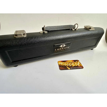 Flauta Transversal Emerson  Eld P L Prata - Made Usa # 165 Prata