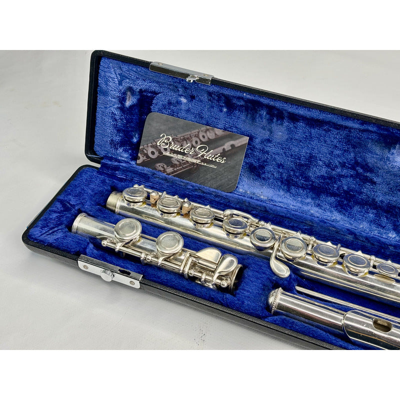 Flauta Transversal Haynes Amadeus AF500 - Porta Lábio + Riser Prata Macica #95