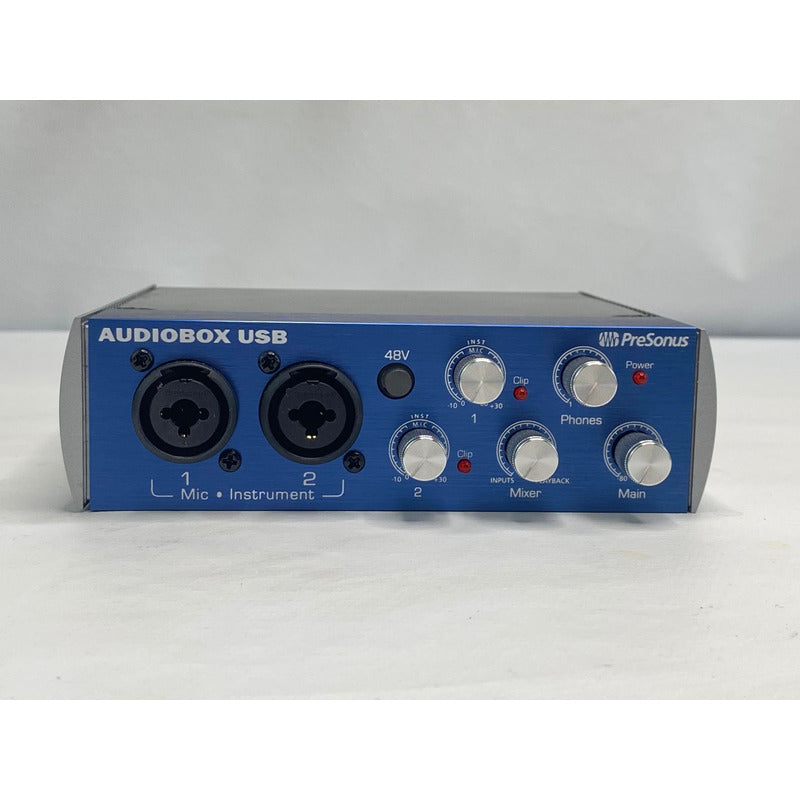 Kit De Estúdio Presonus Audiobox One Studio Para Gravação Azul