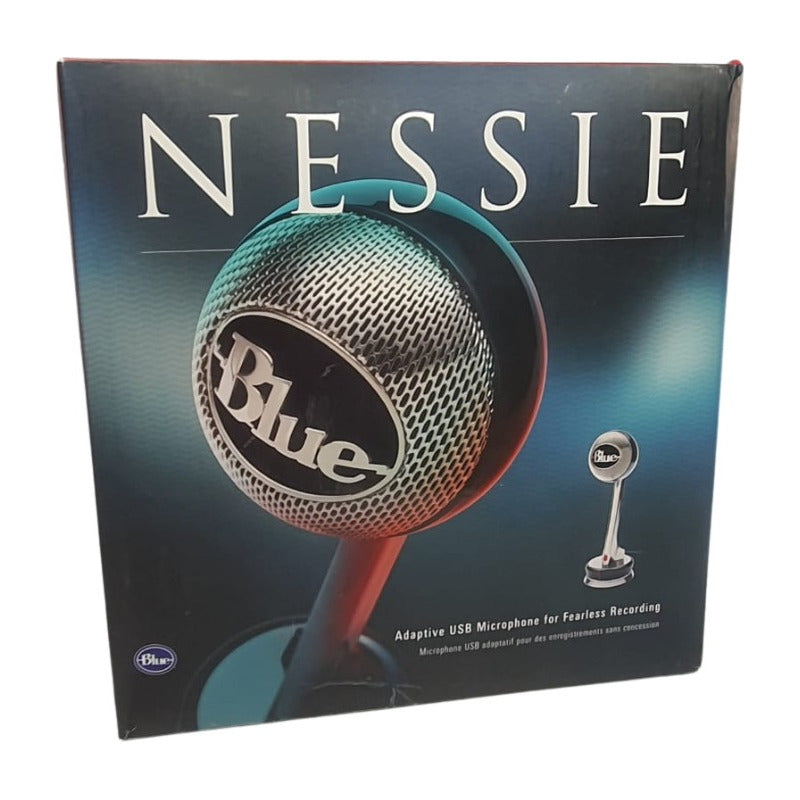 Microfone Blue Nessie - Novo Na Caixa - Usa Prateado