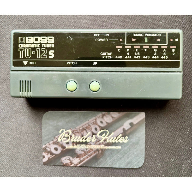 Afinador Boss Crhomatic Tuner Tu-12 S - Boss - Made Taiwan Preto