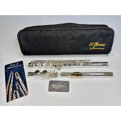 Flauta Transversal Gemeinhardt 52 Sp -  Made In Usa  #132 Prateado