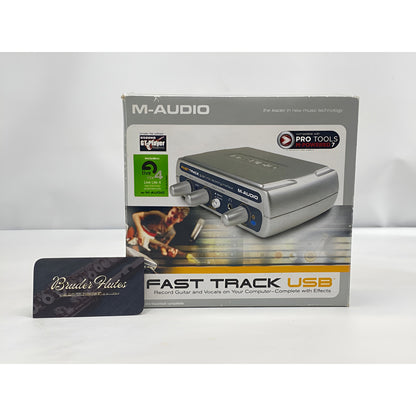 Interface M-audio Fast Track Usb / U S A #22 Cinza 5v