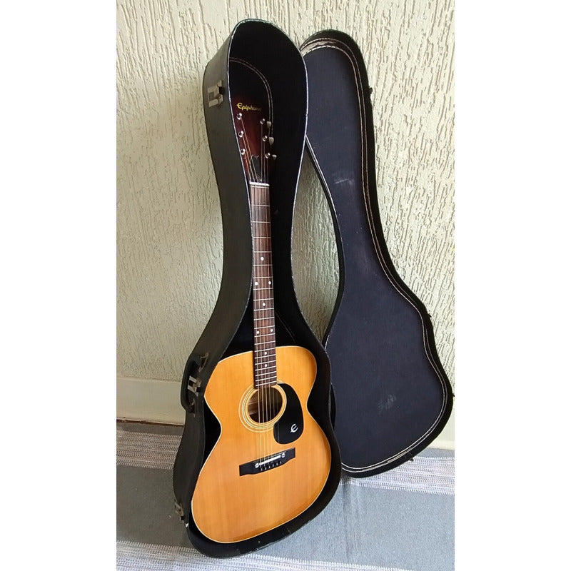 Violão EpiPhone Ft 120 - Japan  - Acústico / Vintage + Case Natural Destro Pau-rosa