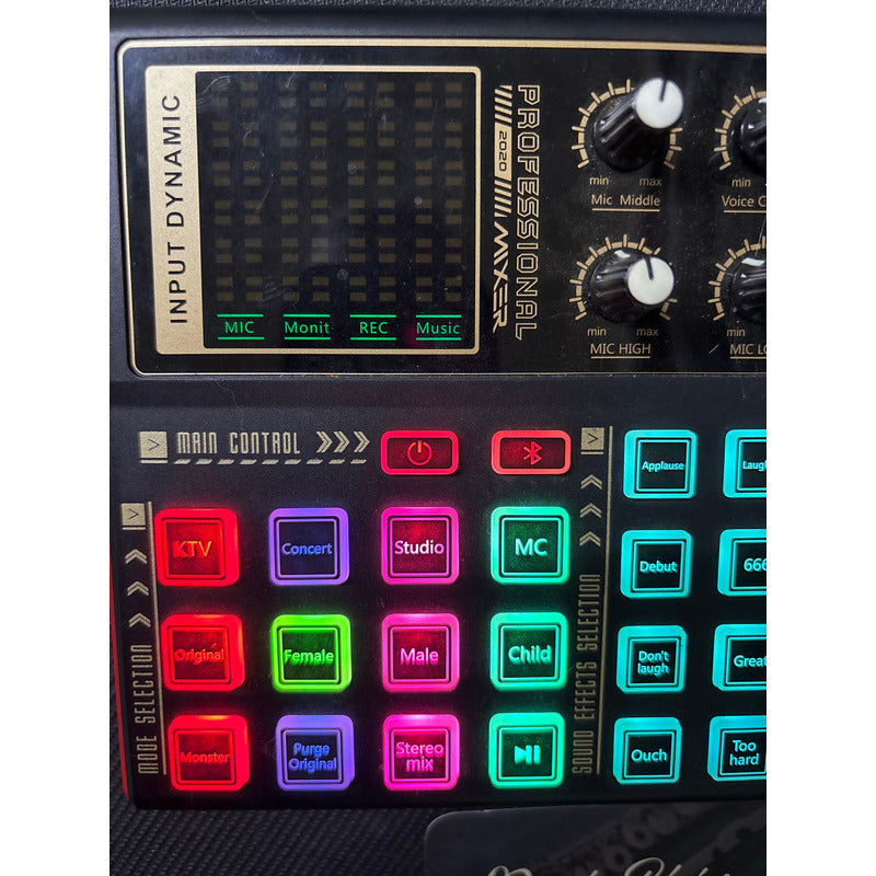 Placa De Som Sk300 Live, Trocador De Voz Externo / Mixer