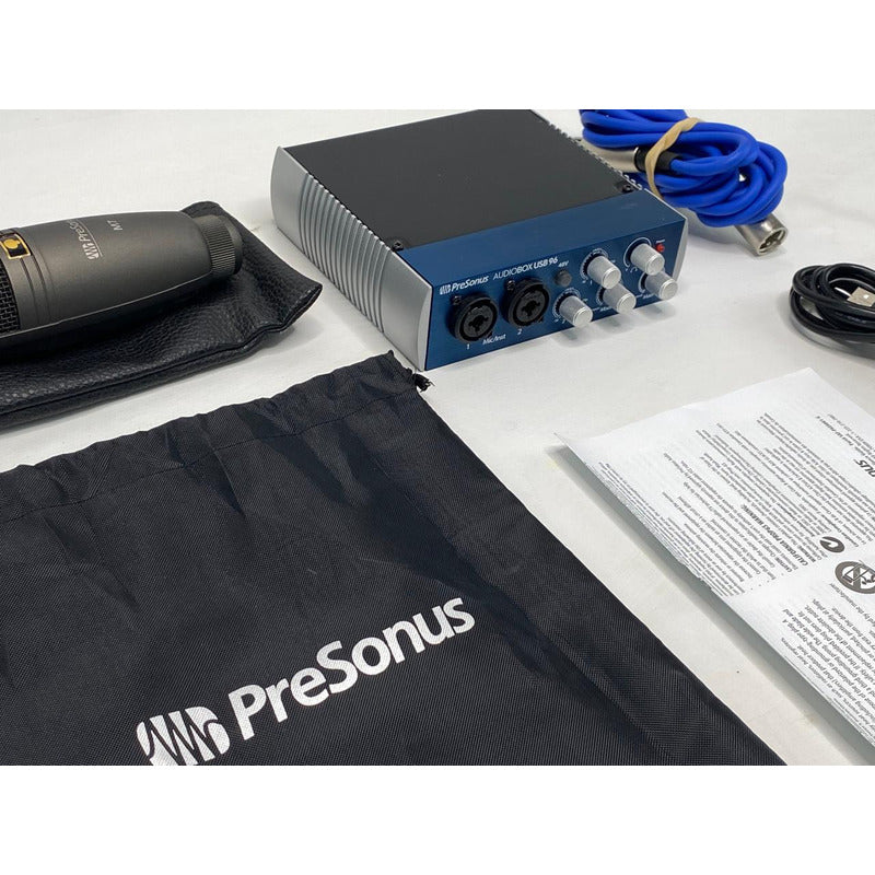 Kit De Estúdio Presonus Audiobox 96 Para Gravação - Made in USA