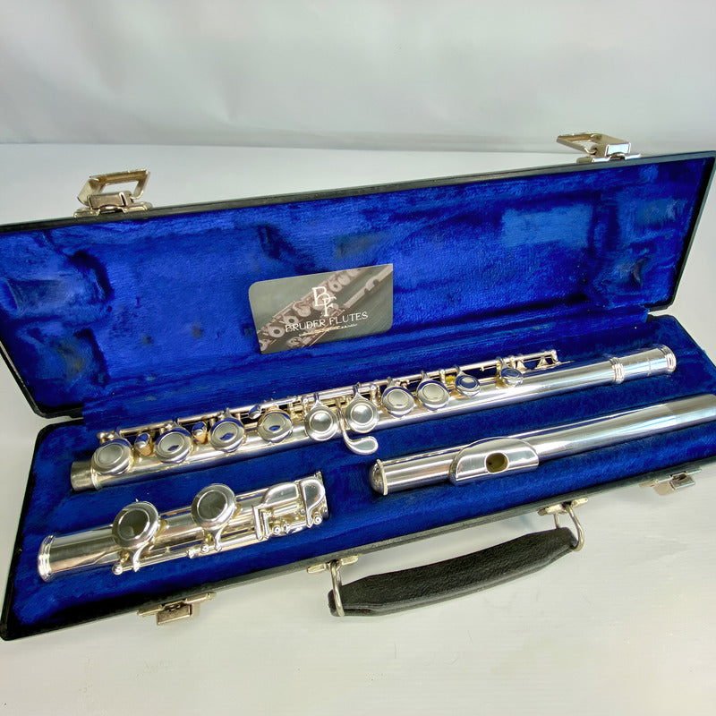 Flauta Transversal Alpine Dehan - Made In U S A    Prata #12 Prata