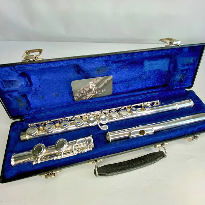 Flauta Transversal Alpine Dehan - Made In U S A  #12 Prata