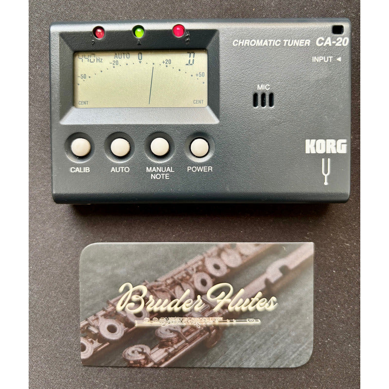 Afinador Korg Ca-20 Com Manual - Made In Usa Preto