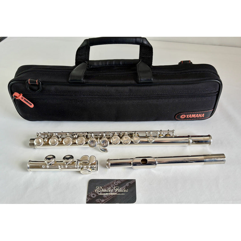 Flauta Transversal Yamaha 221 Silver / Made Japan  #122 Prata
