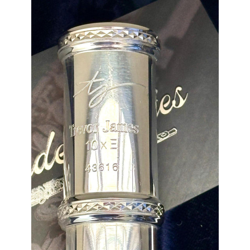 Flauta Transv Trevor James Tj 10xe /p Lab Riser Prata Rec Mi Prata