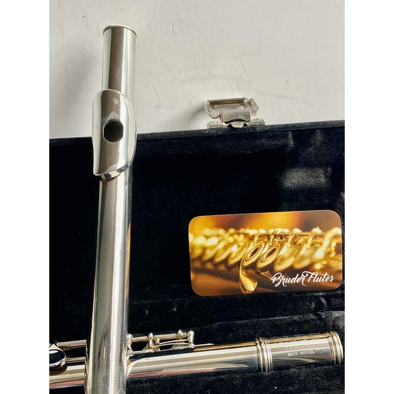 Flauta Transversal Olds Na77sj Ii - Made In U S A #13 Custom Prata