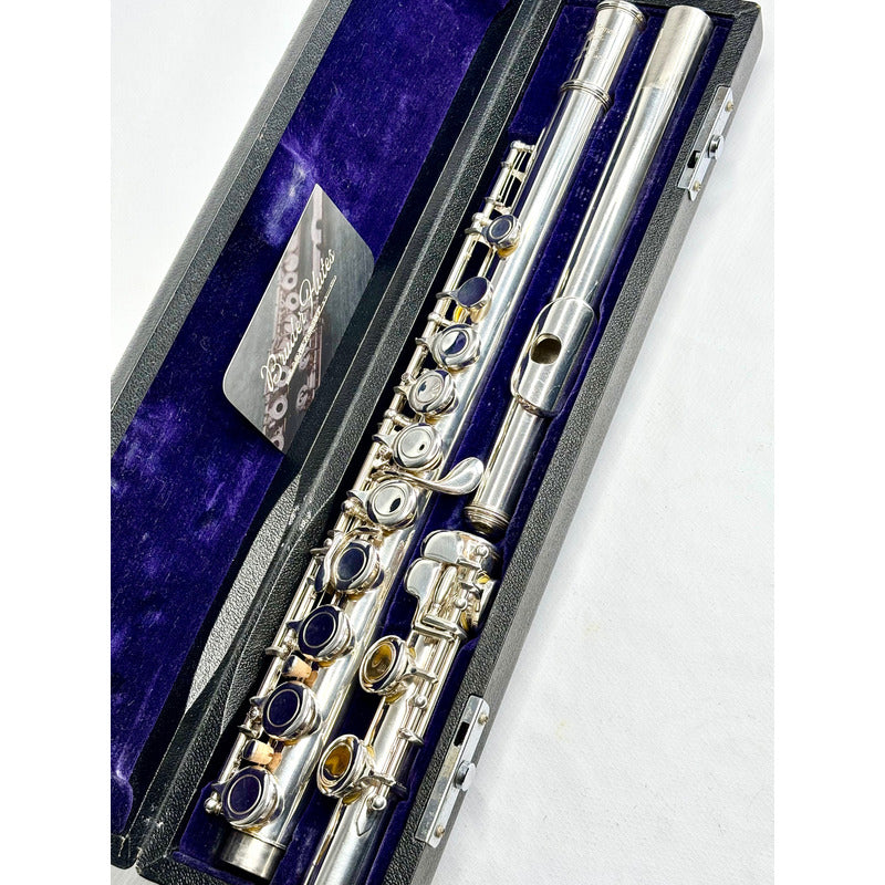 Flauta Transversal Sun Haruno Flutes / Japan / Mi Mec #75 Prata