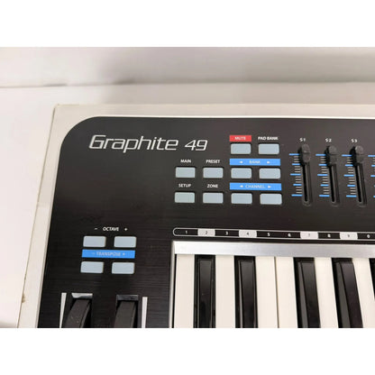 Controlador Midi Samson 49 Teclas Graphite 49 Usb