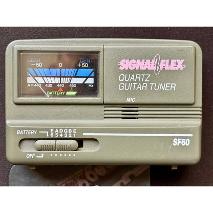 Afinador Signal Flex Sf60 - Made In Korea Preto