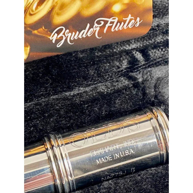 Flauta Transversal Olds Na77sj Ii - Made In U S A #13 Custom Prata