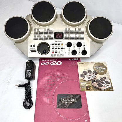 Bateria Eletronica Yamaha Dd-20c - Made In Japan Prata