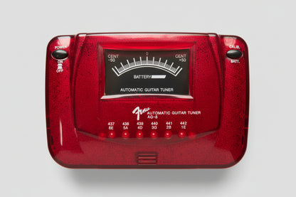 Afinador Fender Ag-6 Cromático - Red Sparkle - Made In Usa