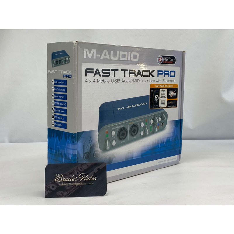 Interface Áudio M-Audio Fast Track Pro - Made in Usa