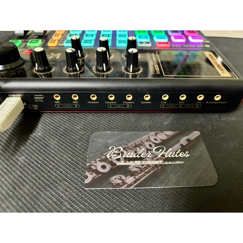 Placa De Som Sk300 Live, Trocador De Voz Externo / Mixer
