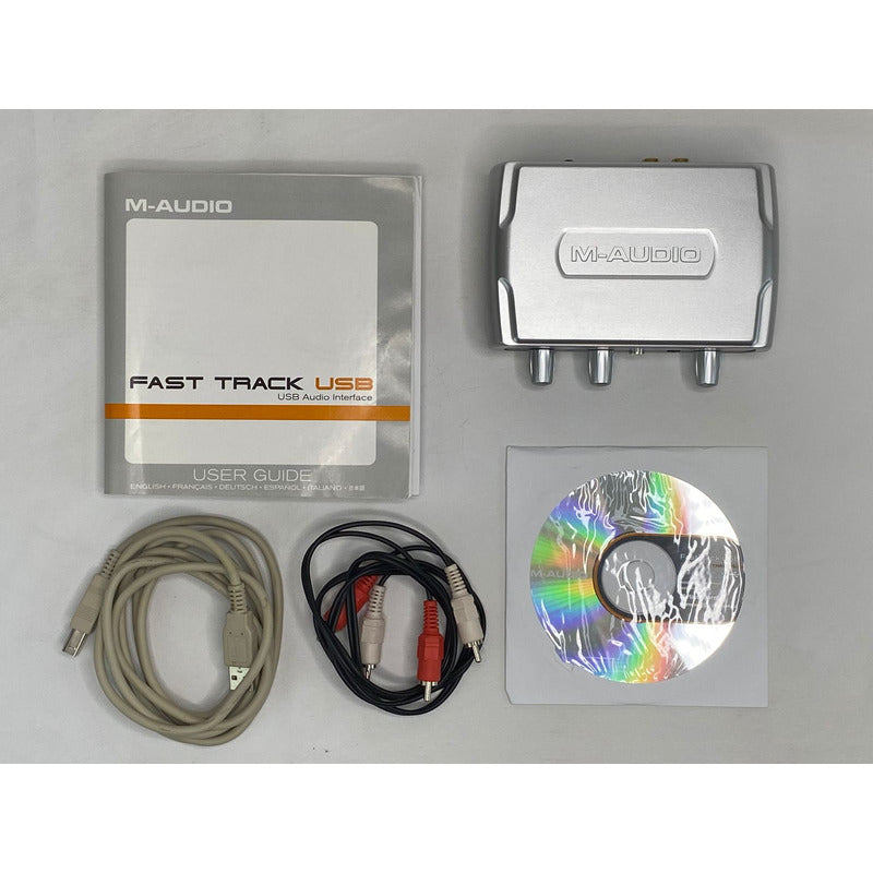 Interface M-audio Fast Track Usb / U S A #22 Cinza 5v