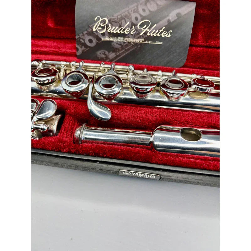 Flauta Transversal Yamaha Advantage 200 Ad - Made Indone #76 Prata