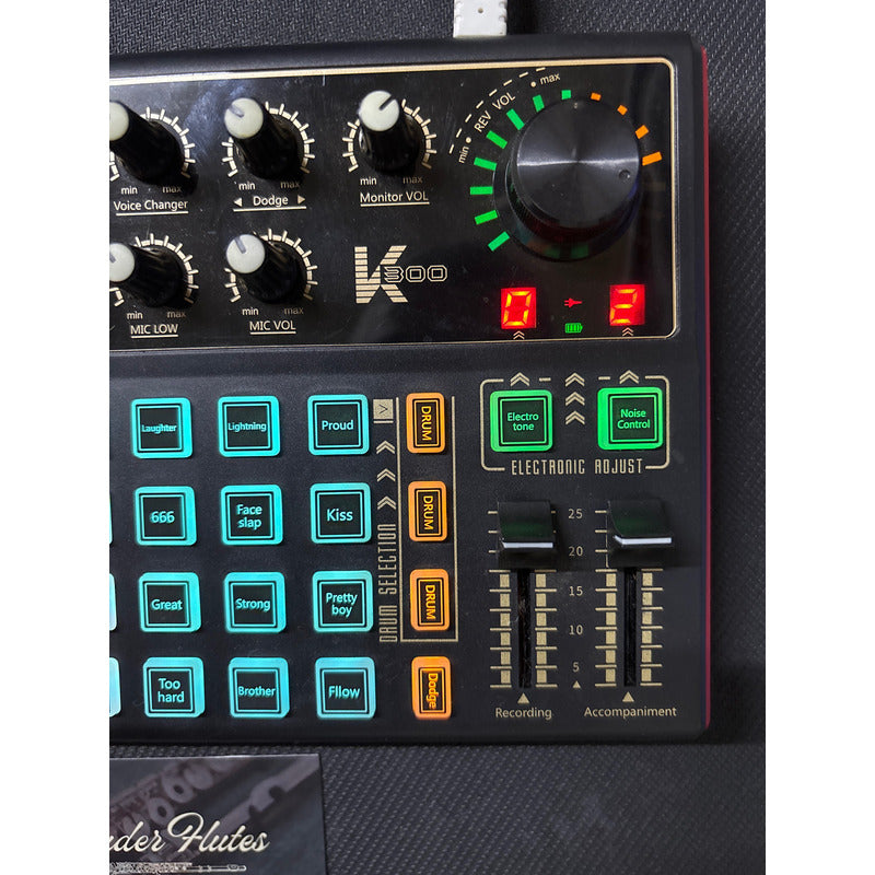 Placa De Som Sk300 Live, Trocador De Voz Externo / Mixer