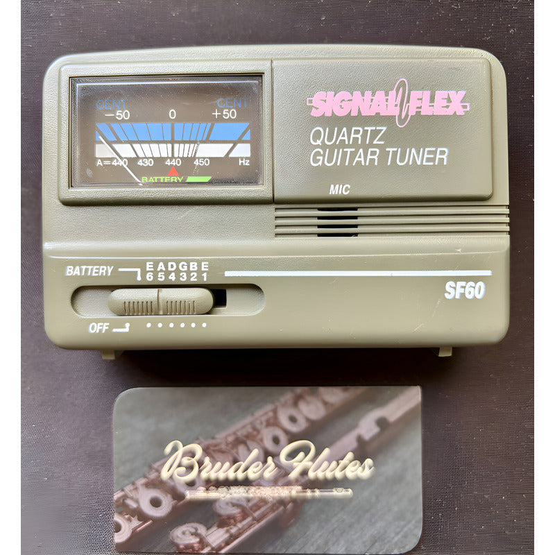 Afinador Signal Flex Sf60 - Made In Korea Preto