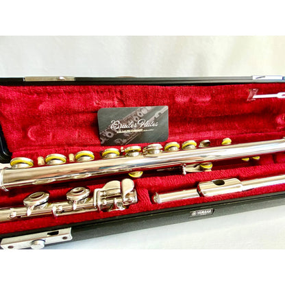 Flauta Transversal Yamaha 211 Made Japan / Rec. Mi Mec #183 Níquel