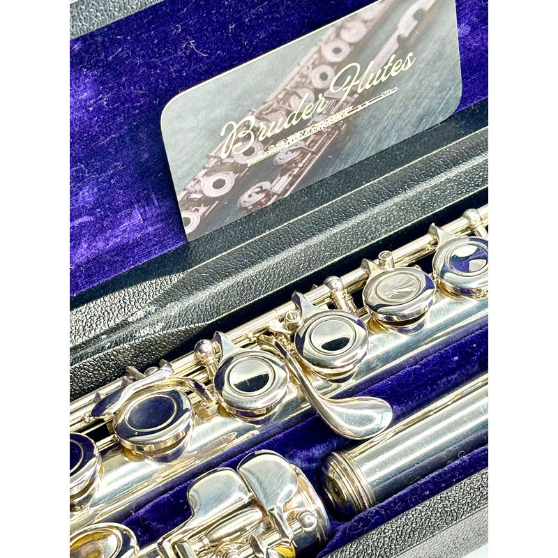 Flauta Transversal Sun Haruno Flutes / Japan / Mi Mec #75 Prata