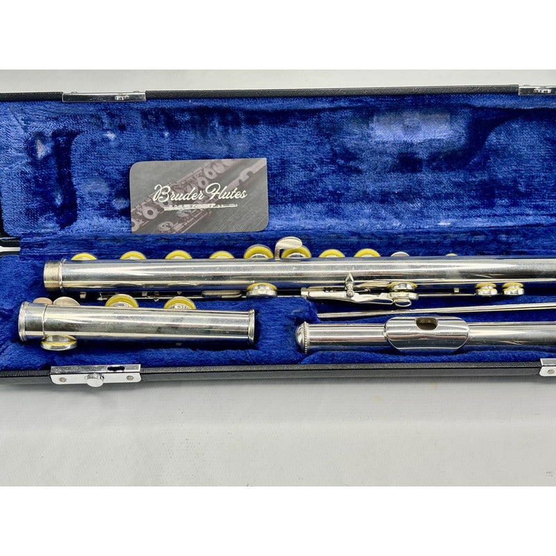 Flauta Transversal Haynes Amadeus AF500 - Porta Lábio + Riser Prata Macica #95