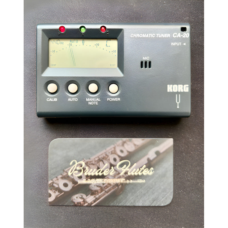 Afinador Korg Ca-20 Com Manual - Made In Usa Preto