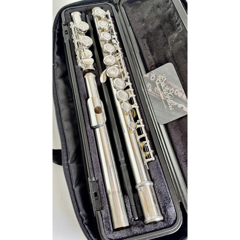 Flauta Transversal Yamaha 221 Silver / Made Japan  #122 Prata