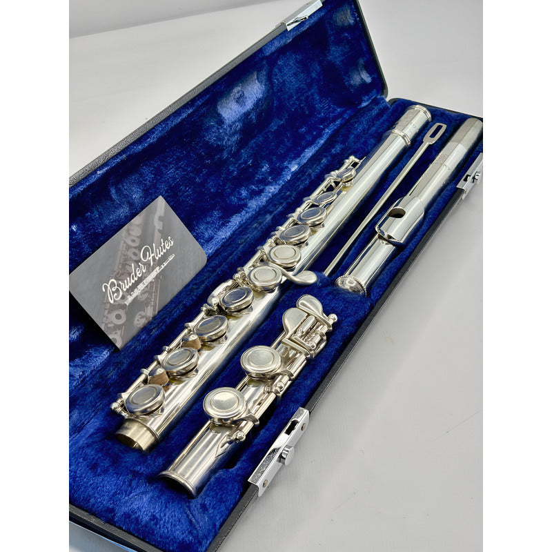 Flauta Transversal Haynes Amadeus AF500 - Porta Lábio + Riser Prata Macica #95