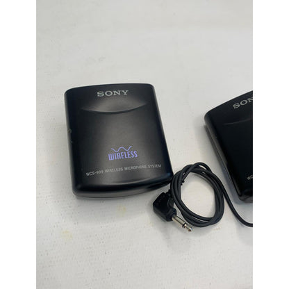 Microfone Lapela  Sony Wcs-999 Wireless / Made In Japan Preto
