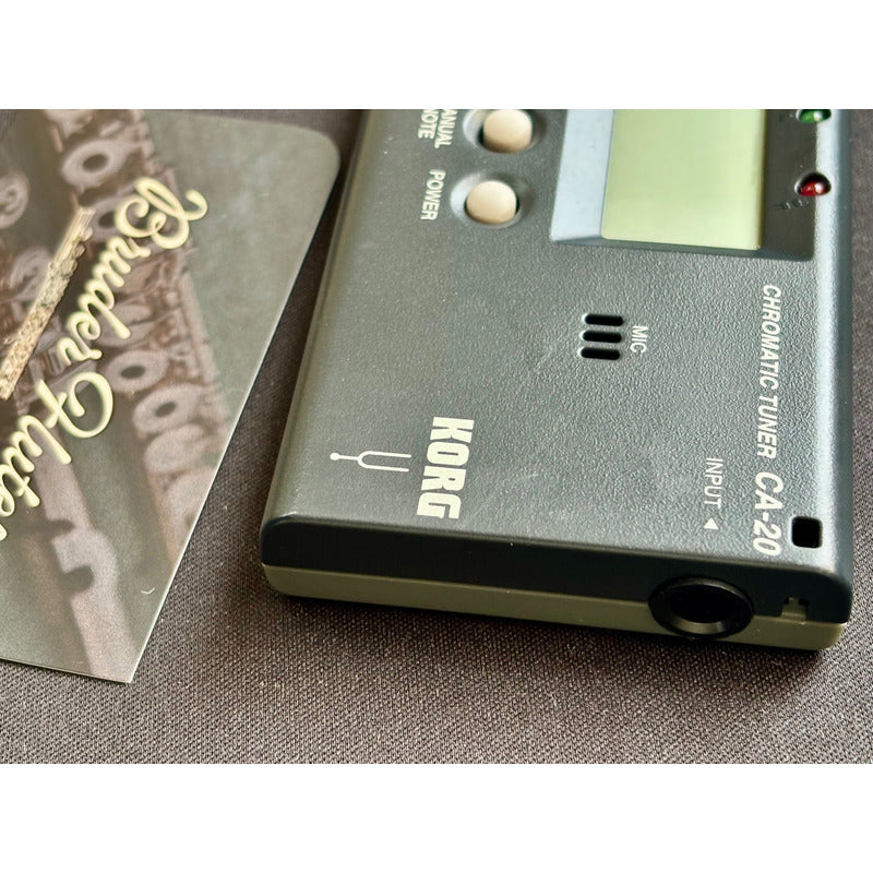Afinador Korg Ca-20 Com Manual - Made In Usa Preto