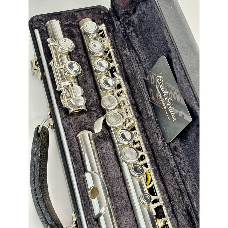 Flauta Transversal Amati Kraslice A F L 201   #96 Prata