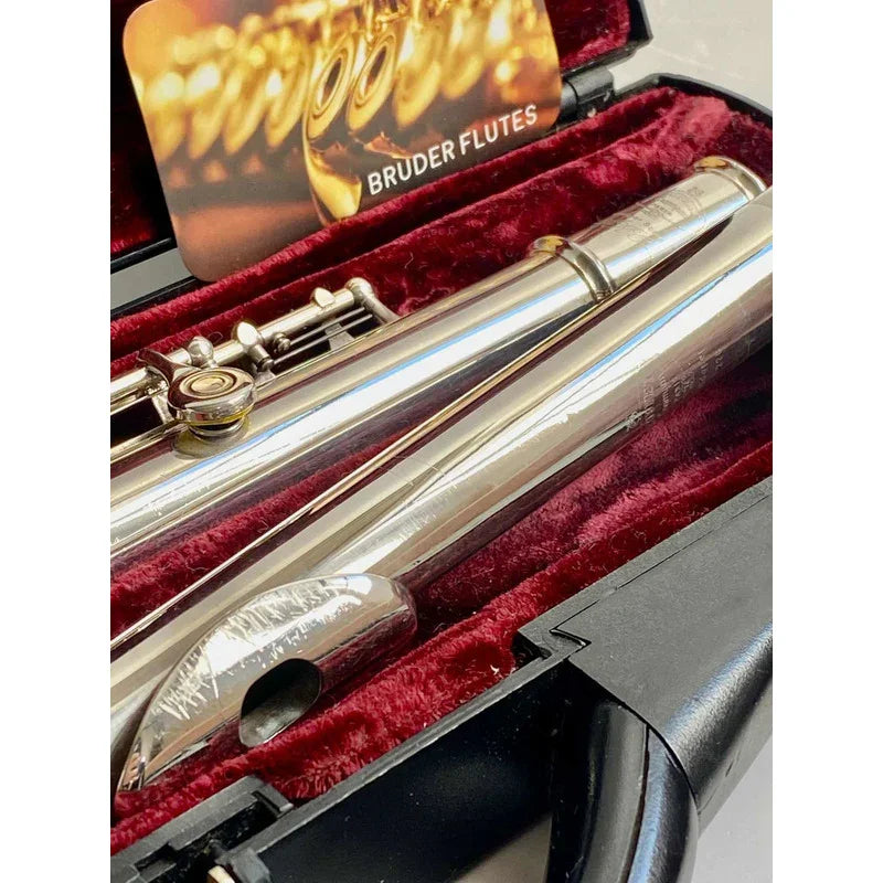 Flauta Transversal Buffet Crampon Akc 228 - England  #6 Prata - Bruder Flutes