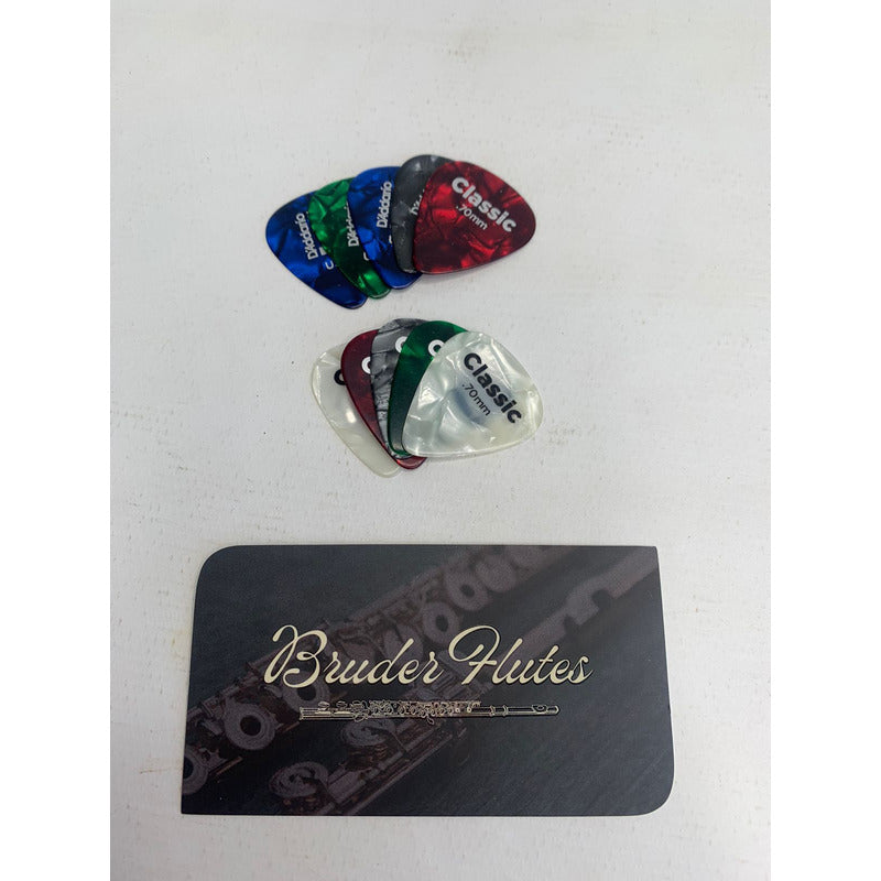 Palhetas D'addario 70 Mm / Pack 10 Unid / Made In USA